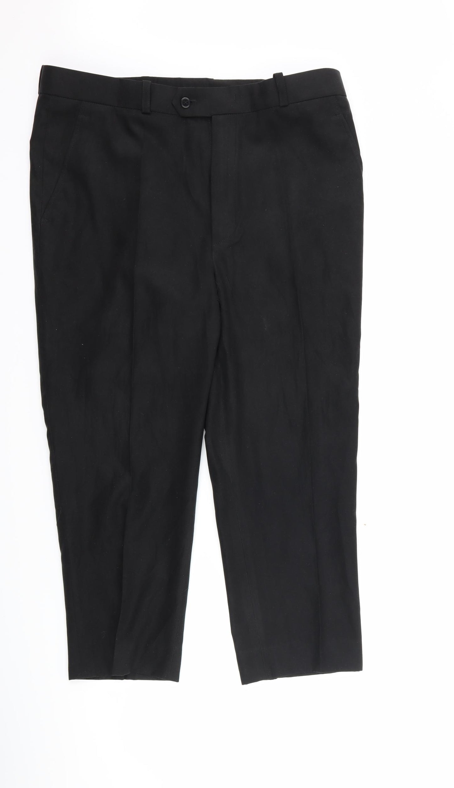 Preworn Womens Black   Trousers  Size 36 L24 in