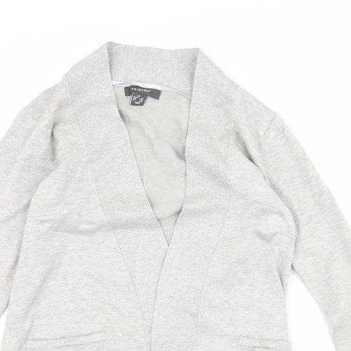 Primark Womens Grey   Cardigan Jumper Size XS