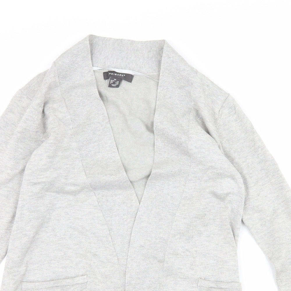 Primark Womens Grey   Cardigan Jumper Size XS