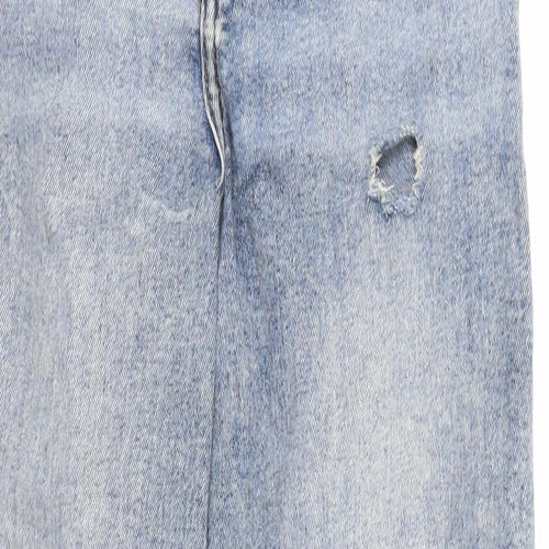 H&M Womens Blue  Denim Mom Jeans Size 6 L28 in