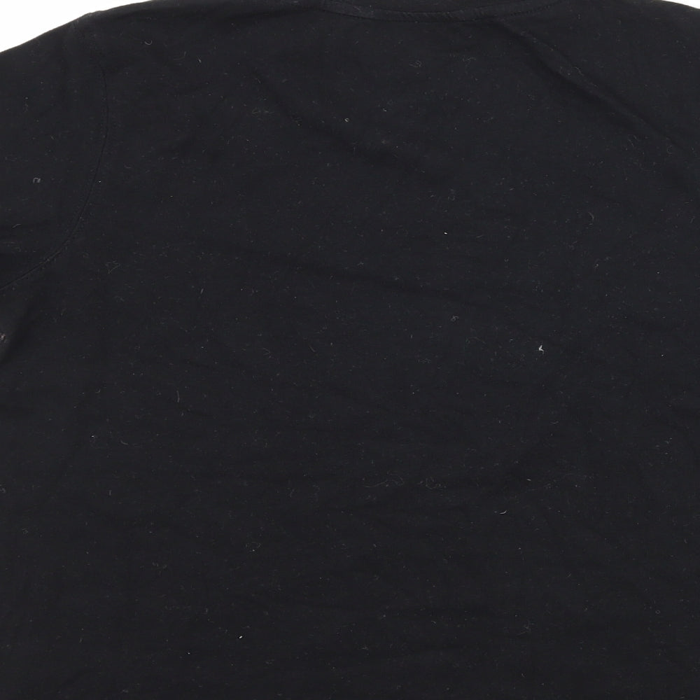 Preworn Boys Black   Basic T-Shirt Size 11-12 Years  - batman