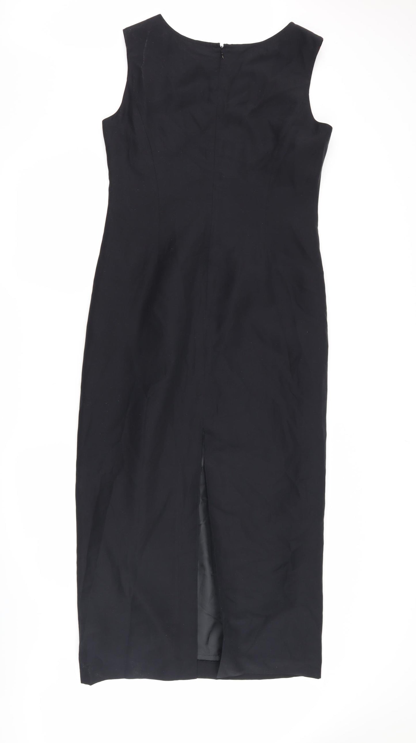 Country Casuals Womens Black Floral  Maxi  Size 12