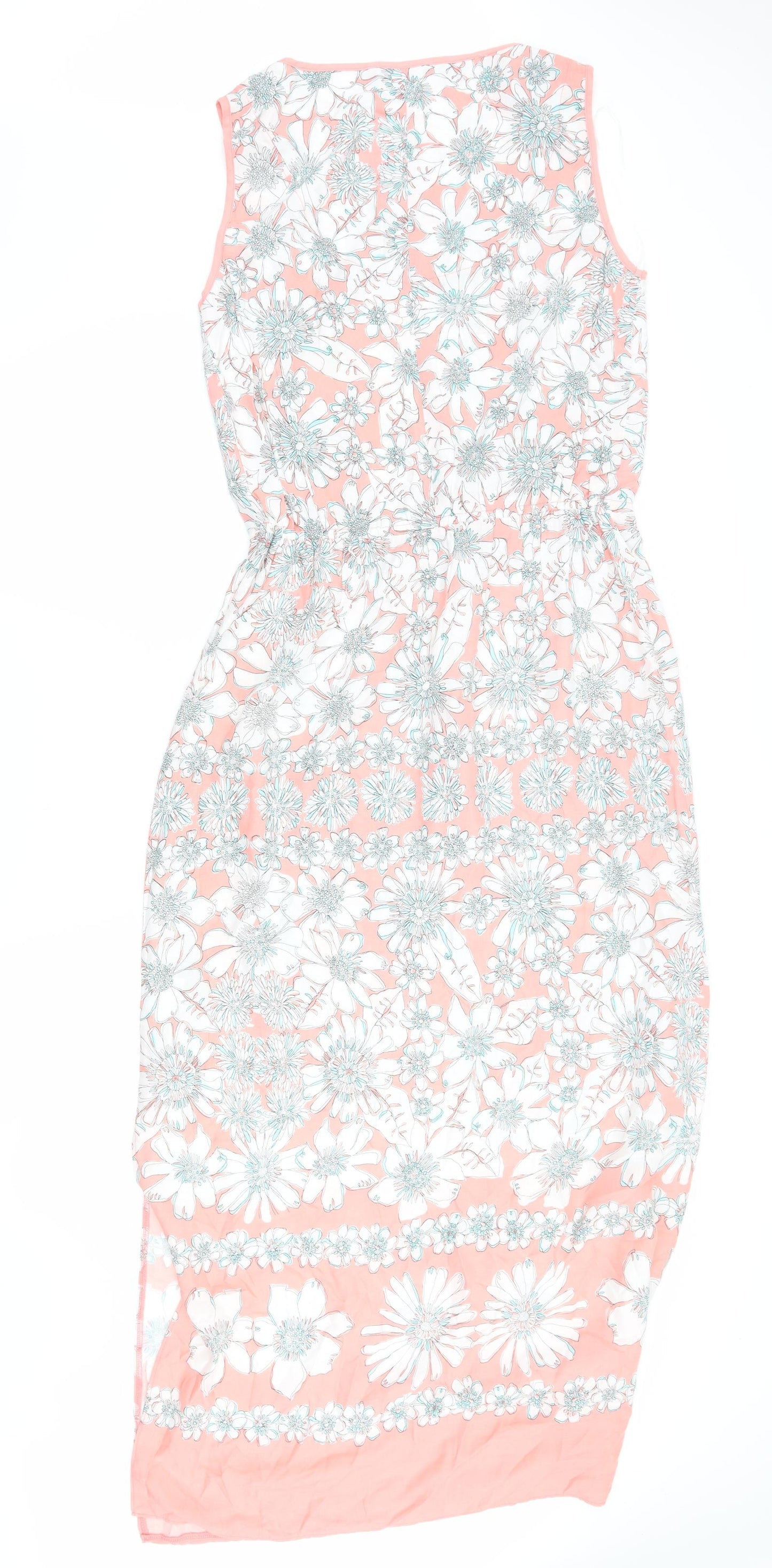 Marks and Spencer Womens Pink Floral  Maxi  Size 12