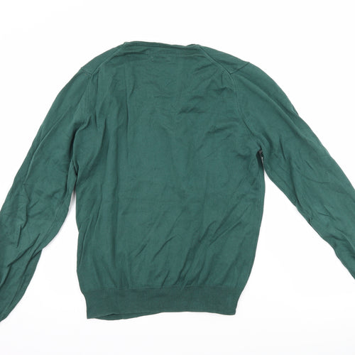 Zara Mens Green   Pullover Jumper Size M
