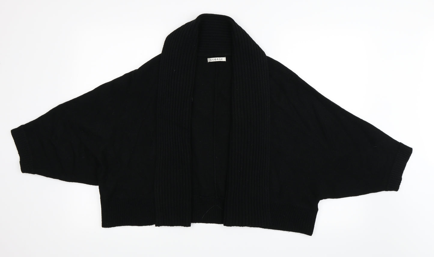 George Womens Black   Cardigan Jumper Size 20  - Cropped