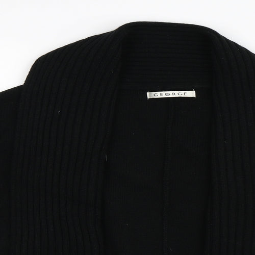 George Womens Black   Cardigan Jumper Size 20  - Cropped