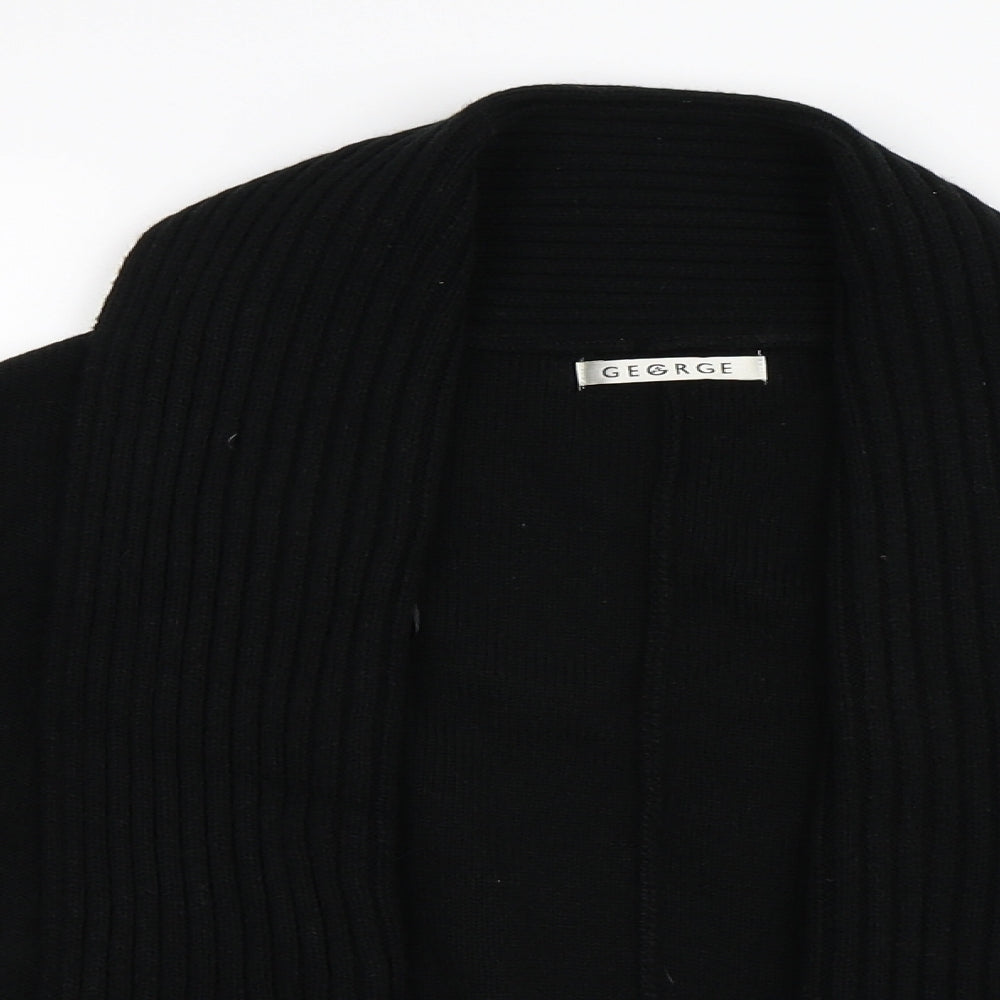 George Womens Black   Cardigan Jumper Size 20  - Cropped