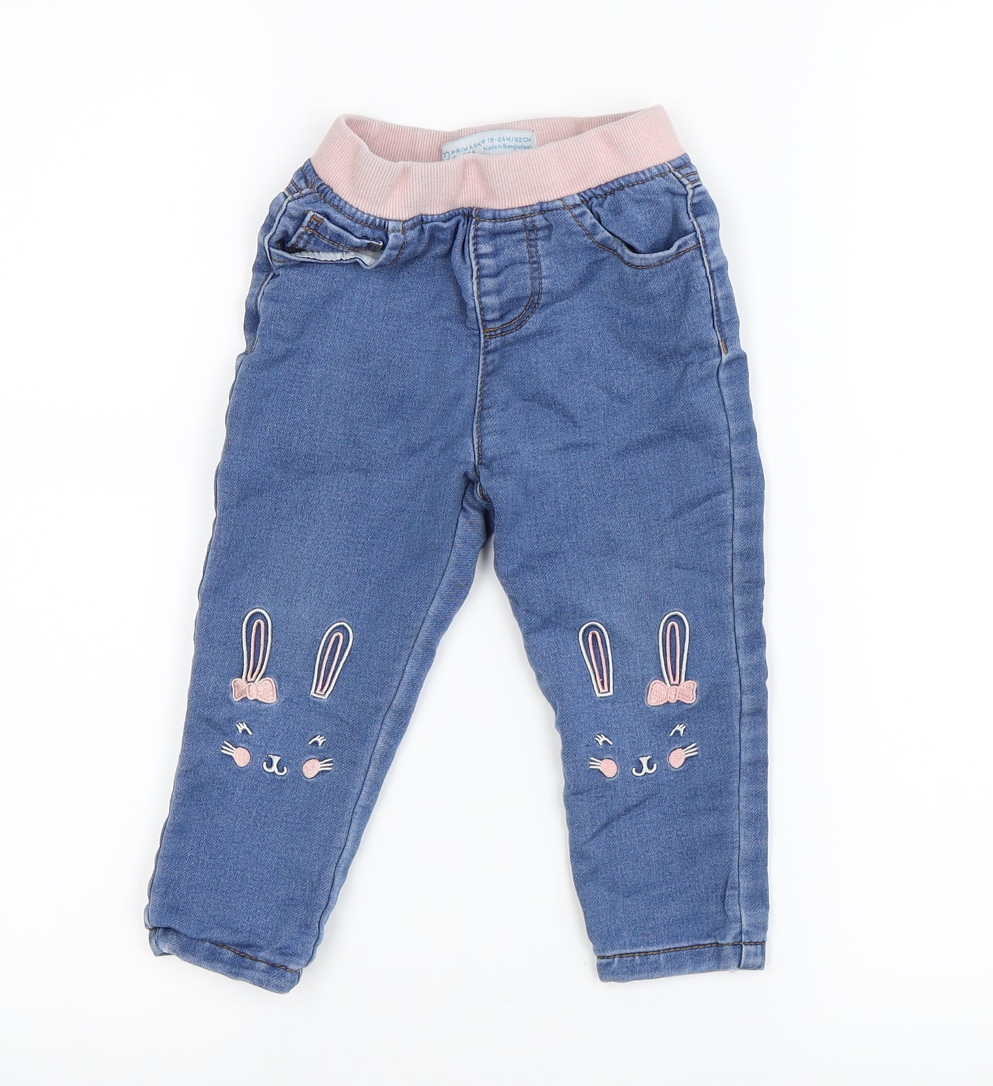 Pimark Girls Blue   Jogger Jeans Size 18-24 Months