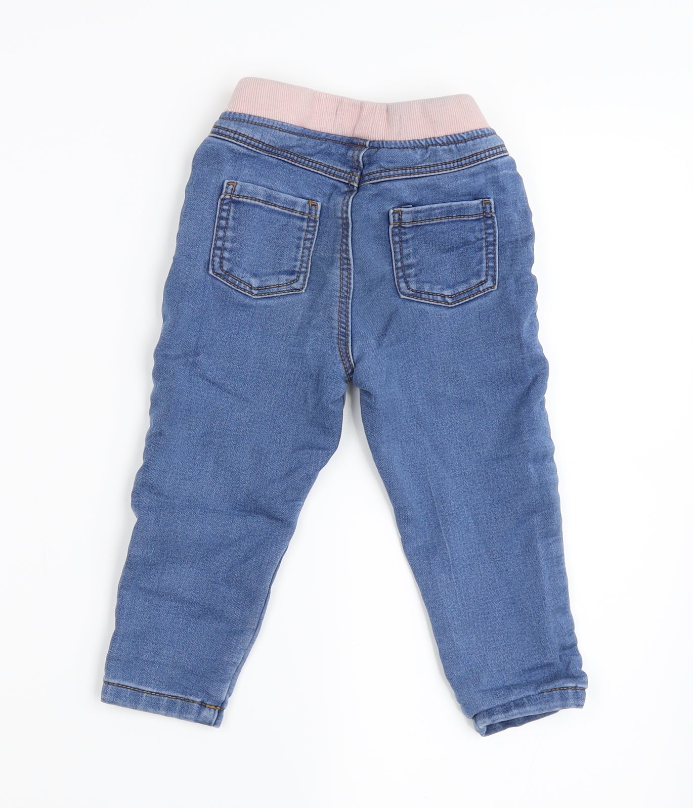 Pimark Girls Blue   Jogger Jeans Size 18-24 Months