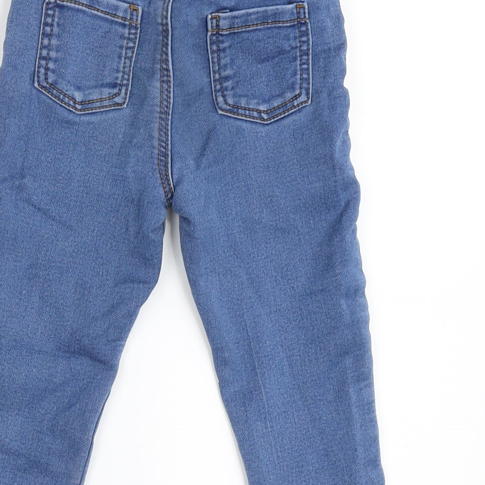Pimark Girls Blue   Jogger Jeans Size 18-24 Months