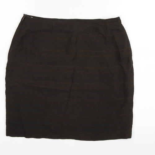 Kaliko Womens Green   A-Line Skirt Size 14