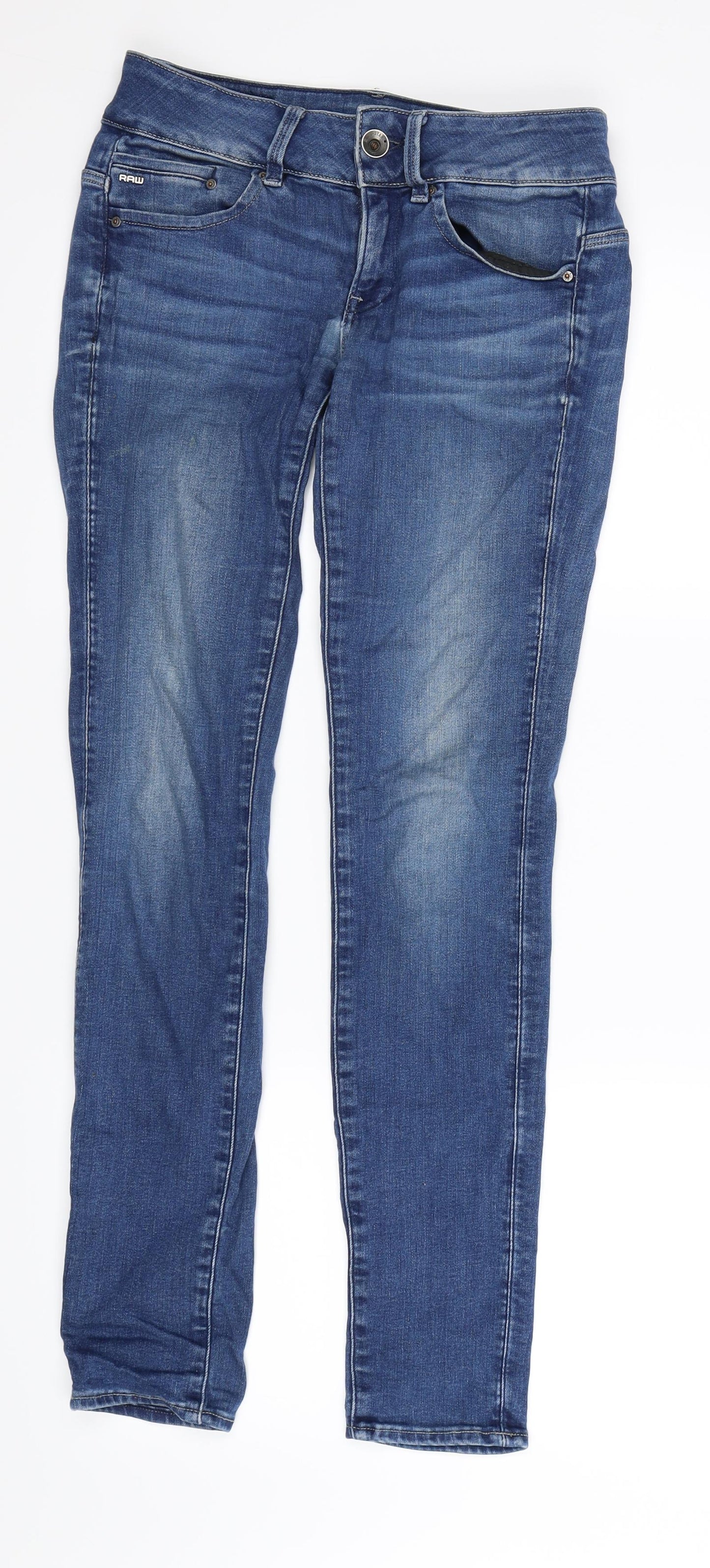 G Raw Womens Blue   Skinny Jeans Size 24 in L30 in