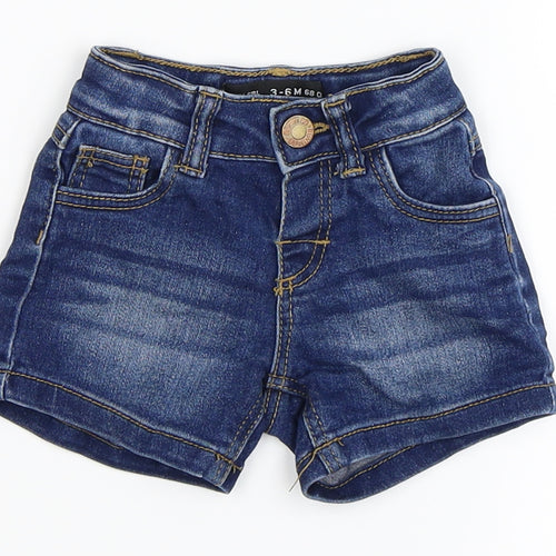 Primark Girls Blue   Cropped Trousers Size 3-6 Months  - Shorts
