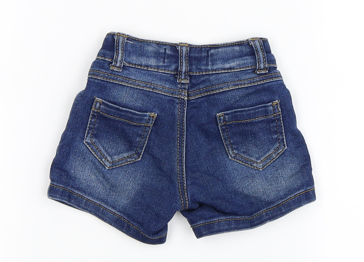 Primark Girls Blue   Cropped Trousers Size 3-6 Months  - Shorts