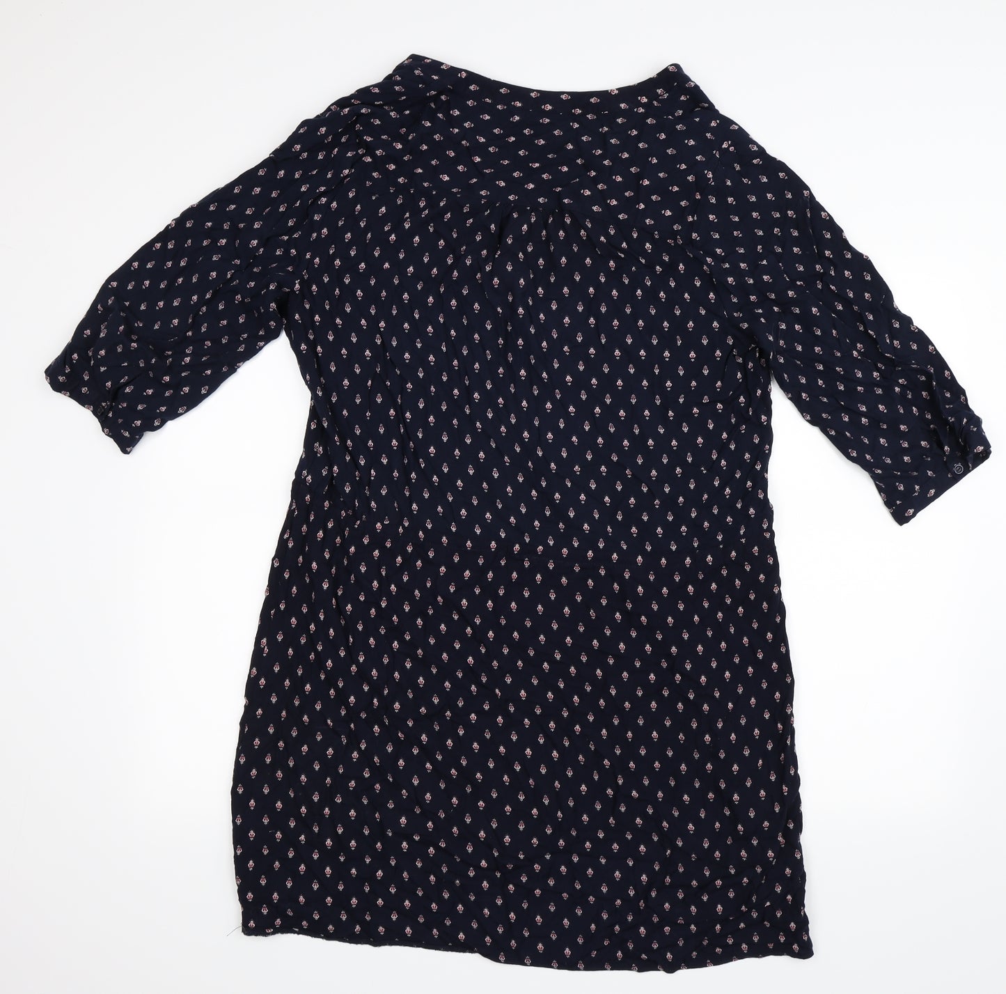 George Womens Blue Floral  T-Shirt Dress  Size 14