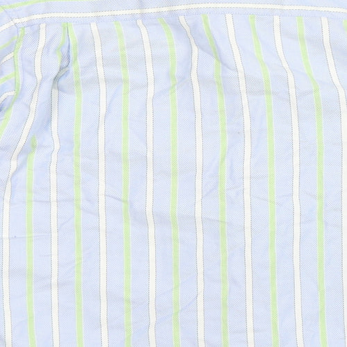 Bus Stop Boys Blue Striped  Basic Button-Up Size 8 Years