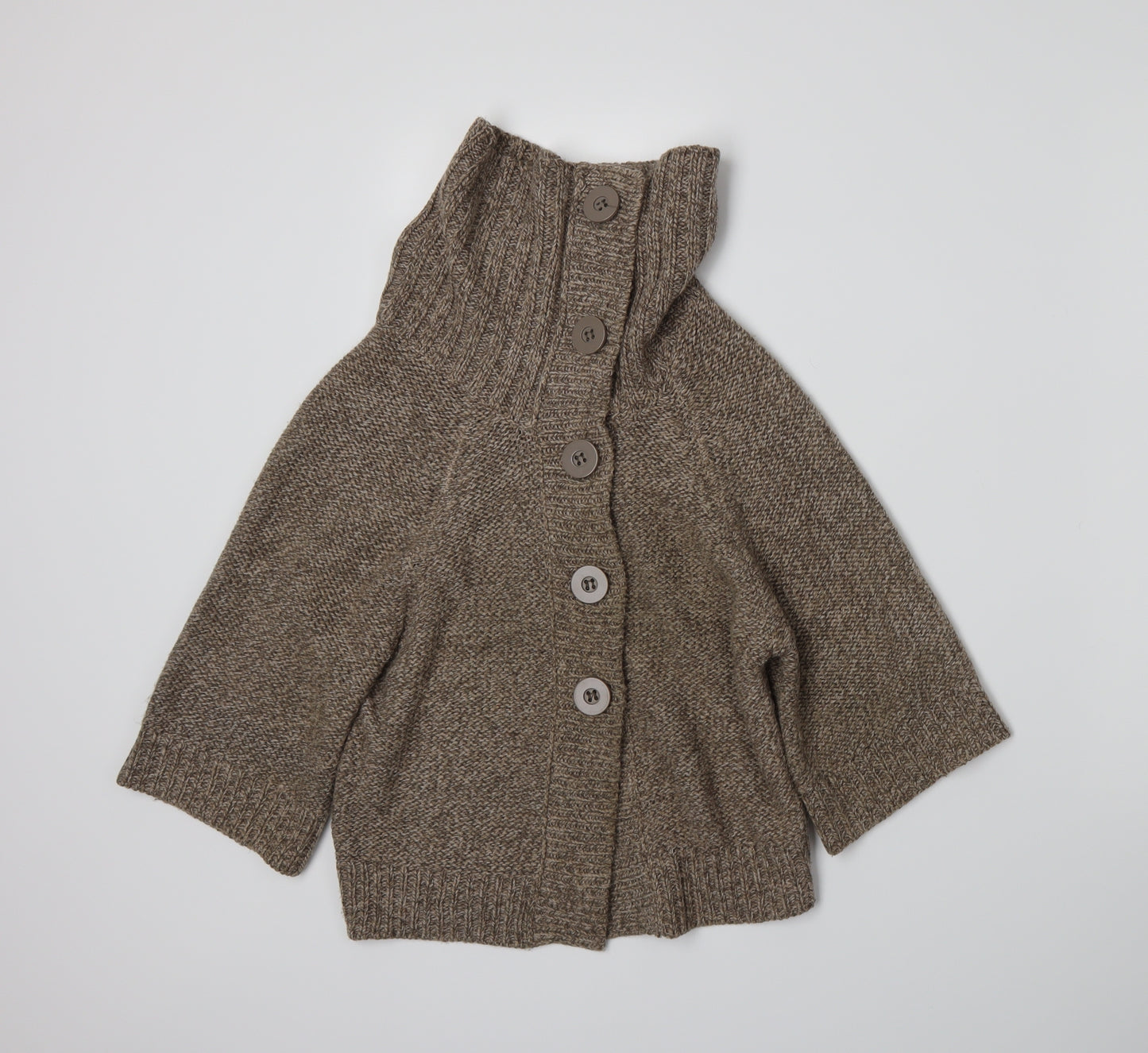 George Womens Beige  Knit Cardigan Jumper Size 8