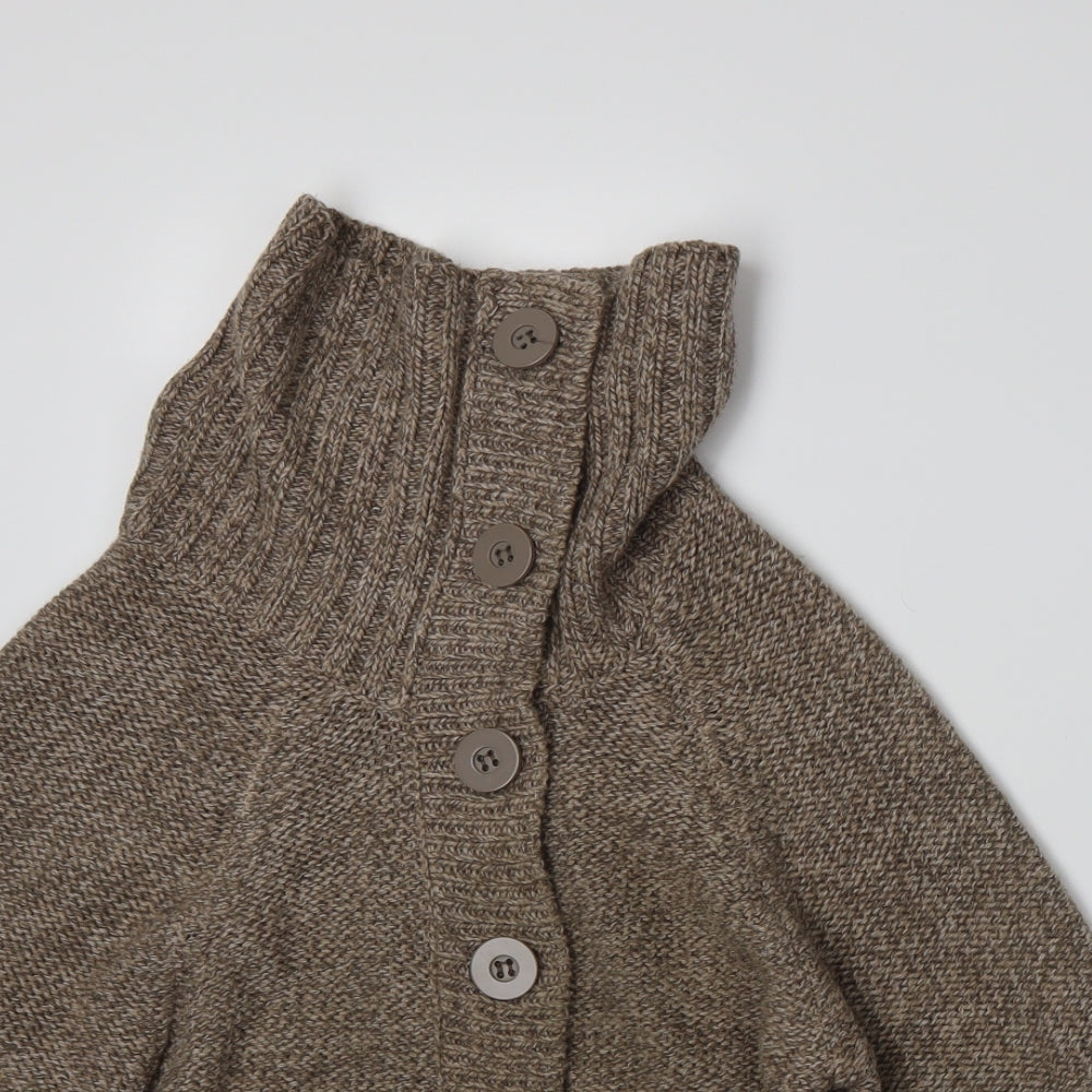 George Womens Beige  Knit Cardigan Jumper Size 8