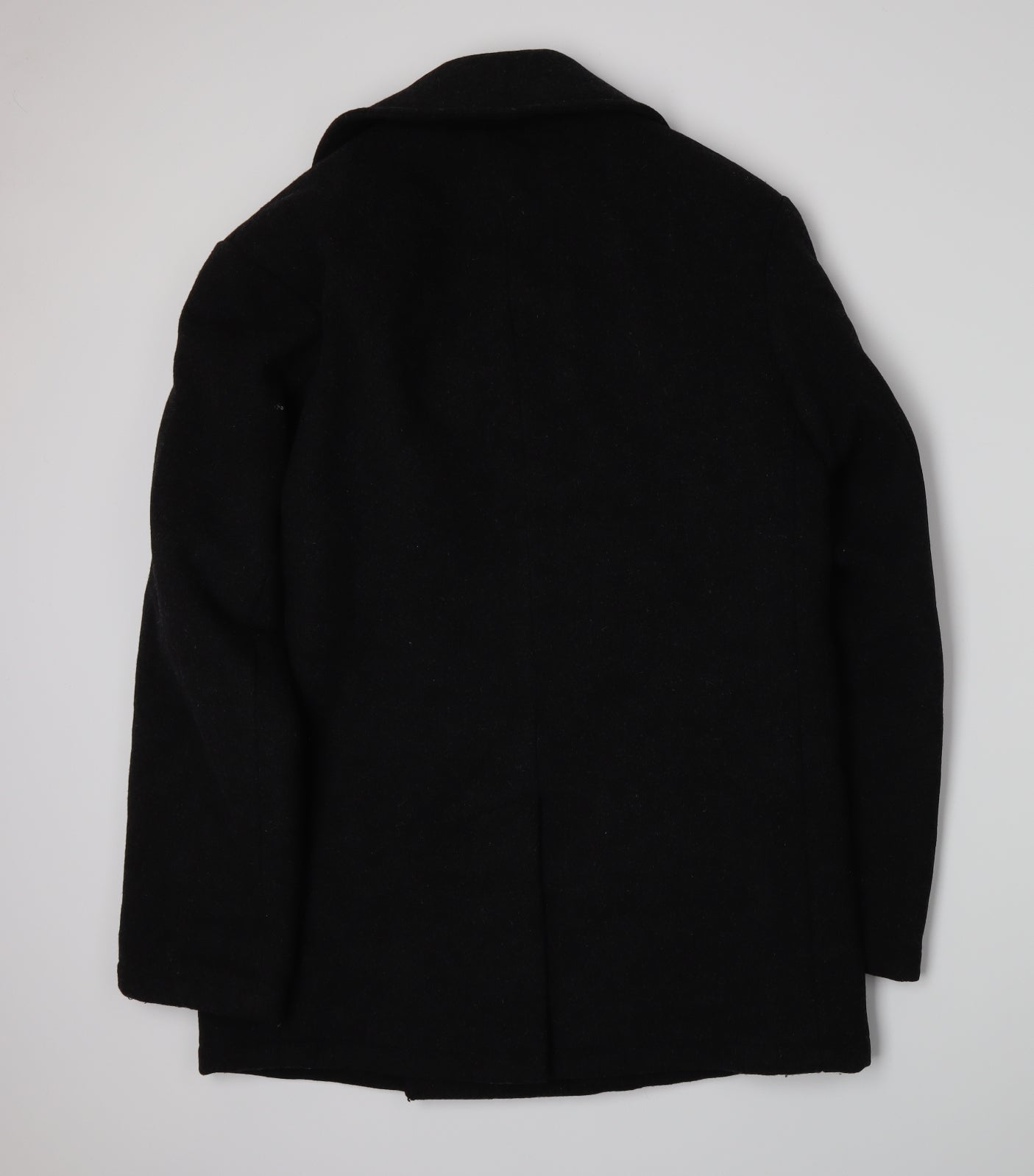 H&M Mens Grey   Overcoat Jacket Size L