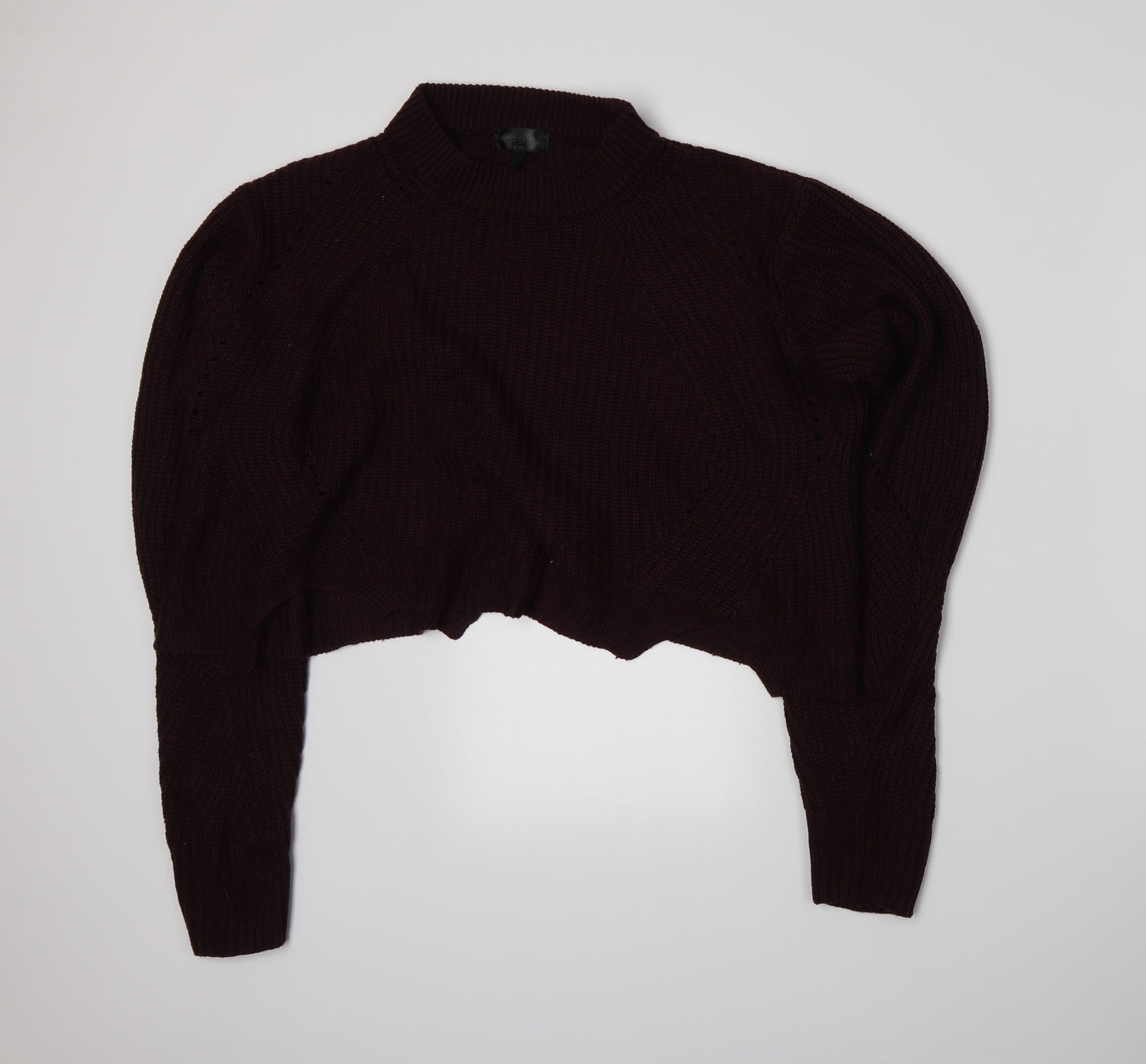 Topshop Womens Red   Full Zip Jumper Size 10