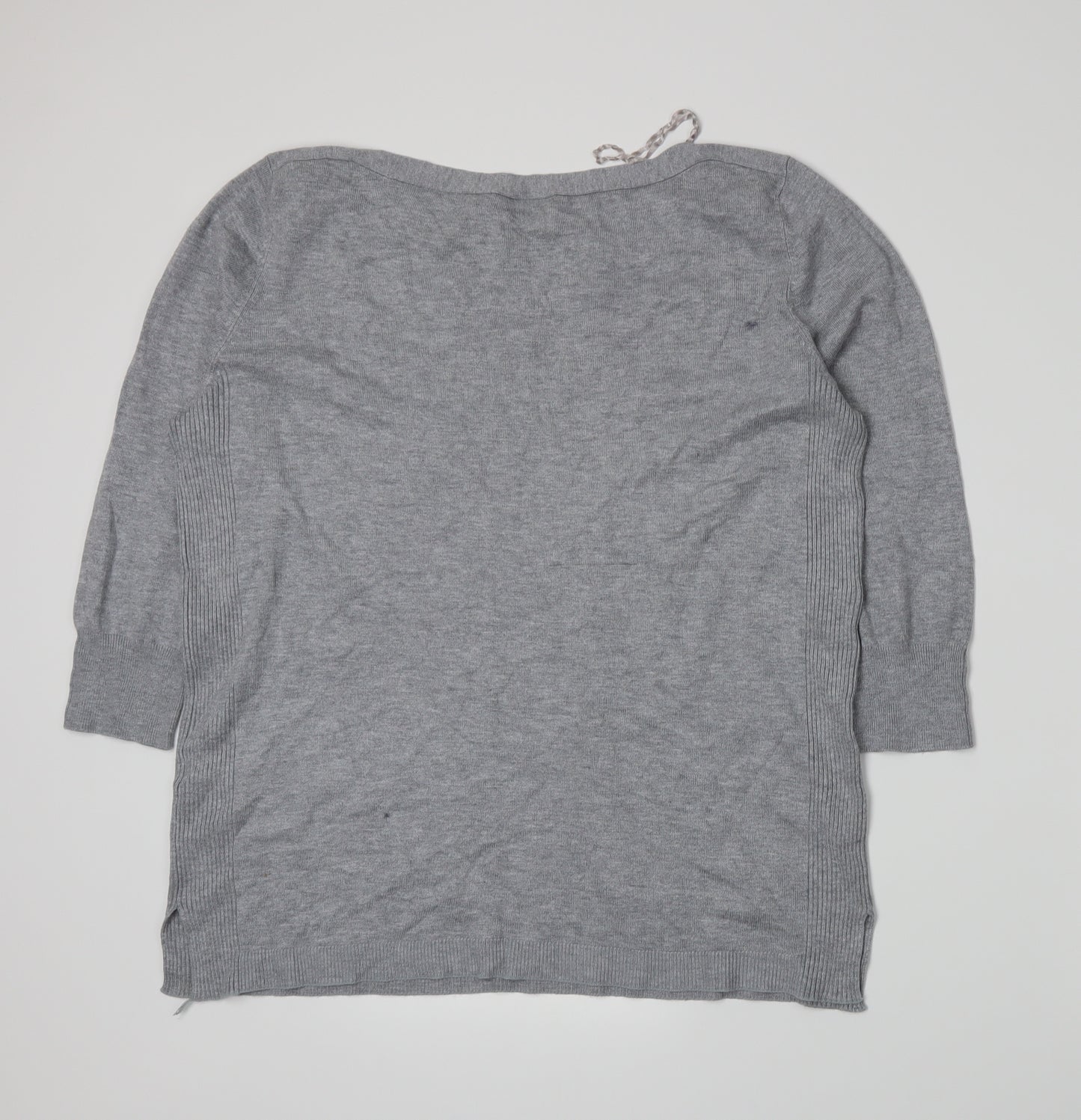 Papaya Womens Grey  Knit Pullover Jumper Size 20