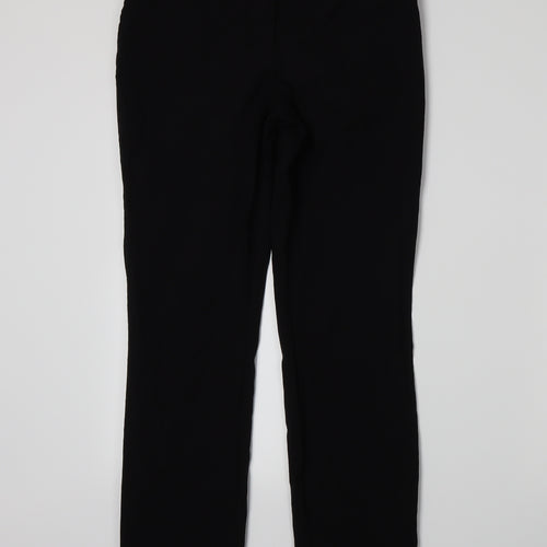 Papaya Womens Black   Trousers  Size 12 L28 in