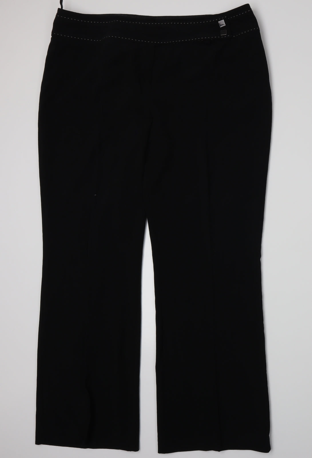 Marks and Spencer Womens Black   Trousers  Size 18 L31 in