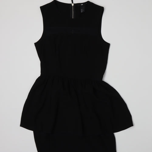 H&M Womens Black   A-Line  Size 10