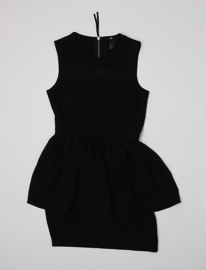 H&M Womens Black   A-Line  Size 10