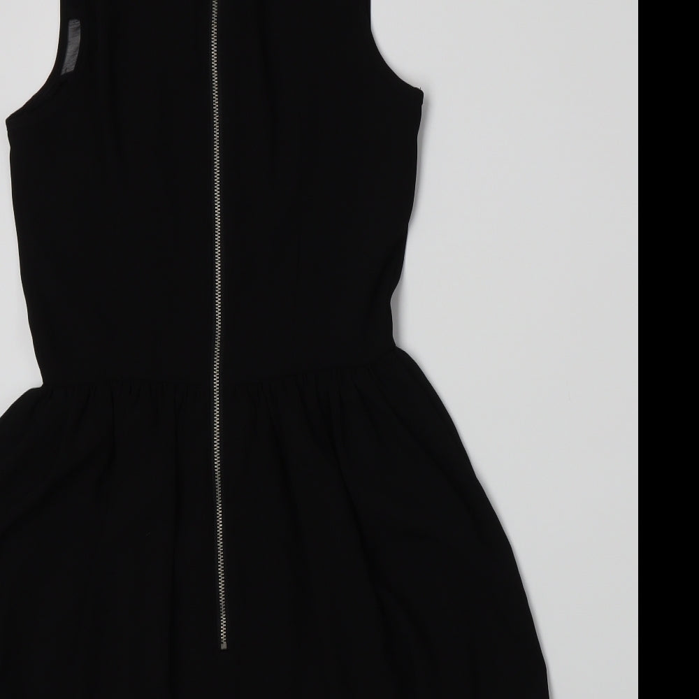 H&M Womens Black   A-Line  Size 10