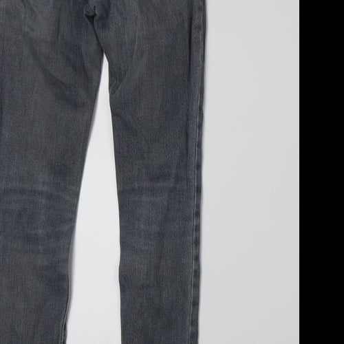 Tacosystem Womens Grey  Denim Skinny Jeans Size 8 L28 in