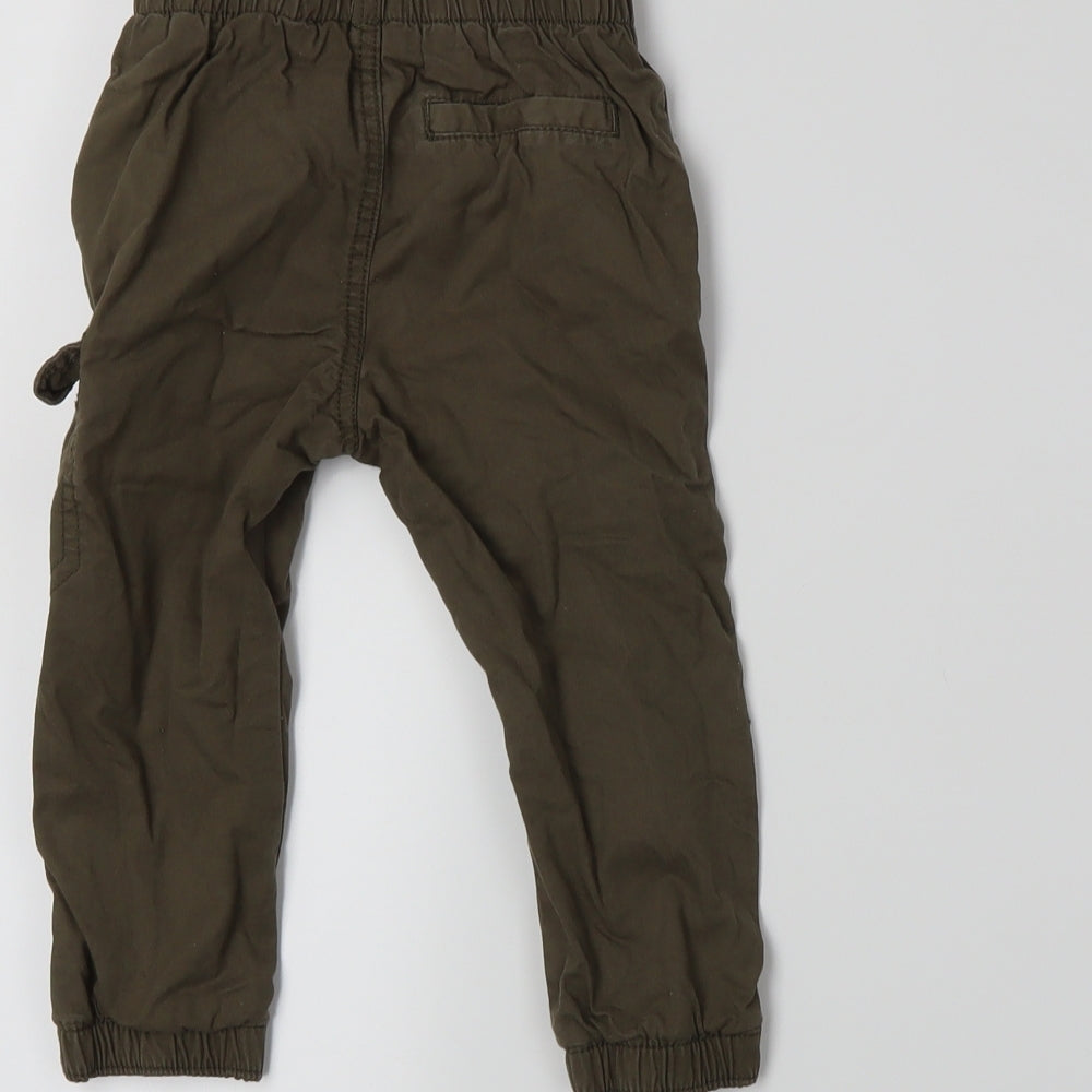 Blukids Boys Green   Cargo Trousers Size 18-24 Months