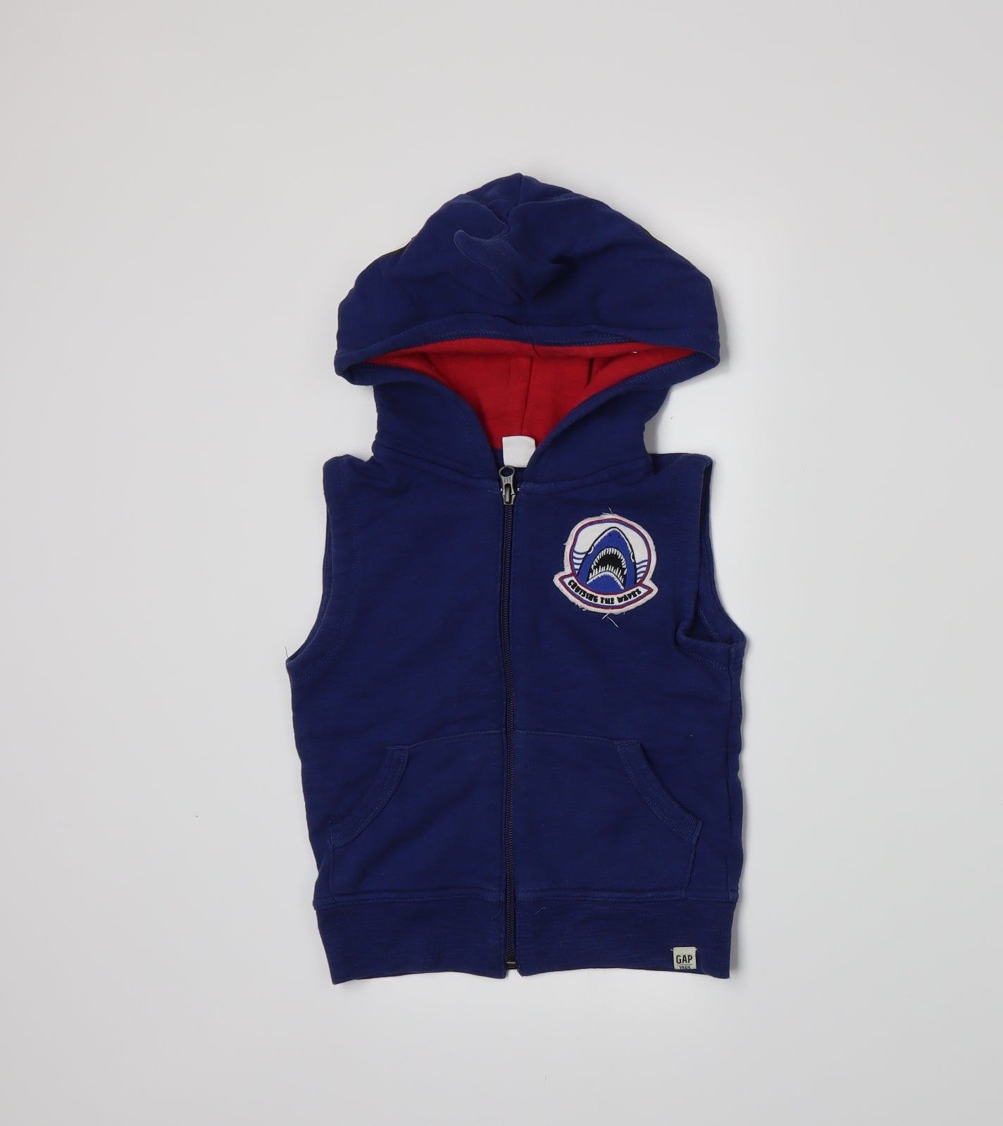 Gap Boys Blue  Jersey Full Zip Hoodie Size 4 Years