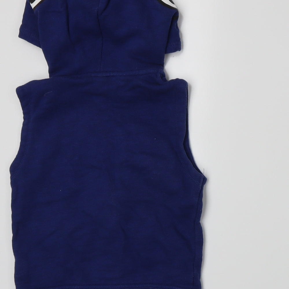 Gap Boys Blue  Jersey Full Zip Hoodie Size 4 Years