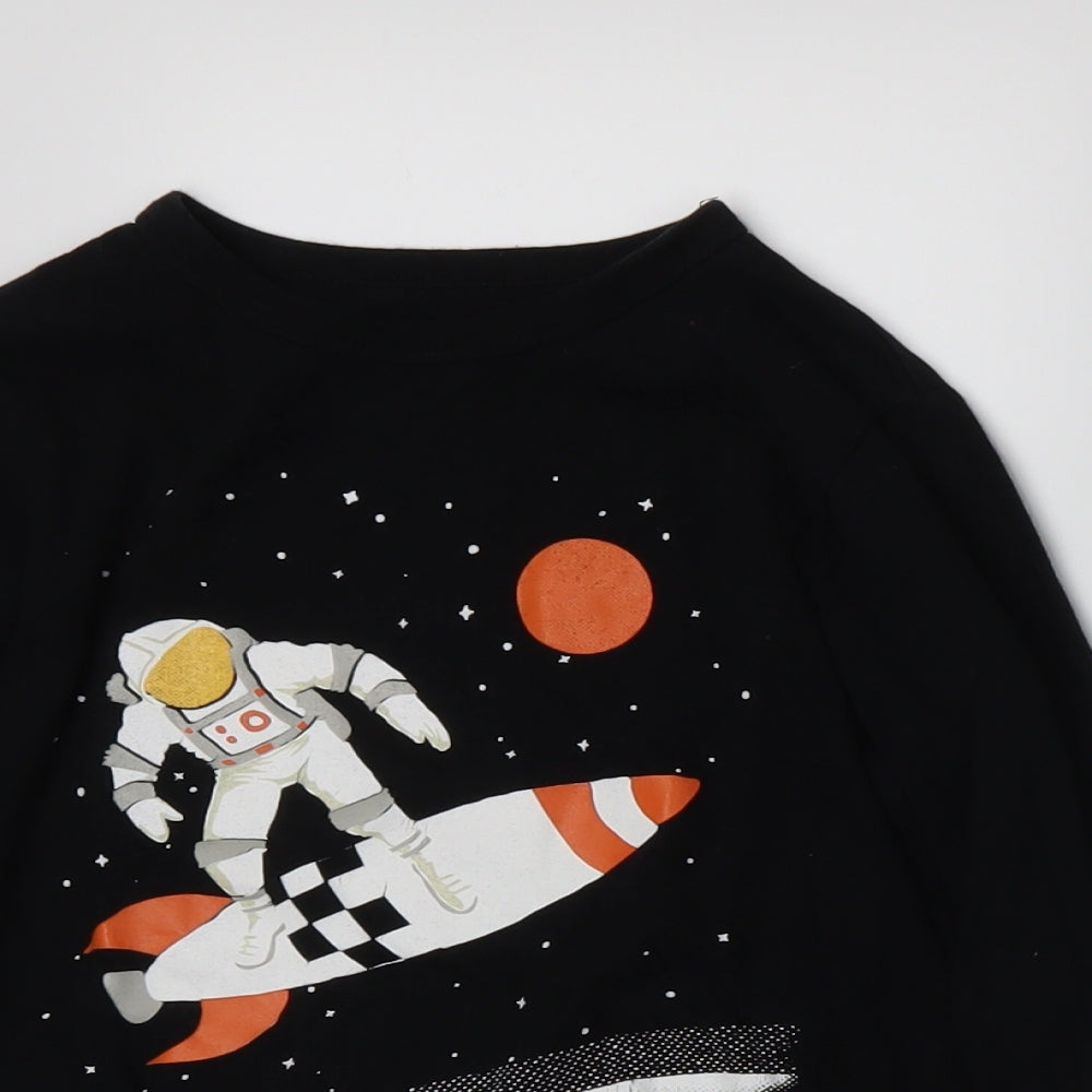 Gap Boys Black   Basic T-Shirt Size 5 Years