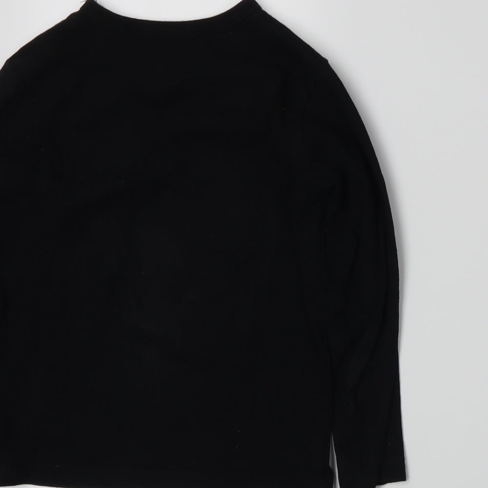 Gap Boys Black   Basic T-Shirt Size 5 Years