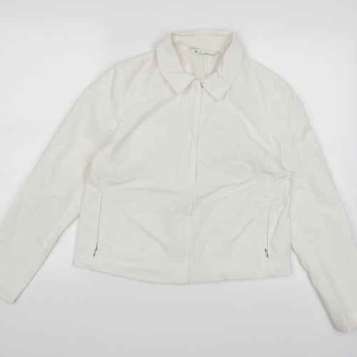 BHS Womens White   Overcoat Coat Size 12