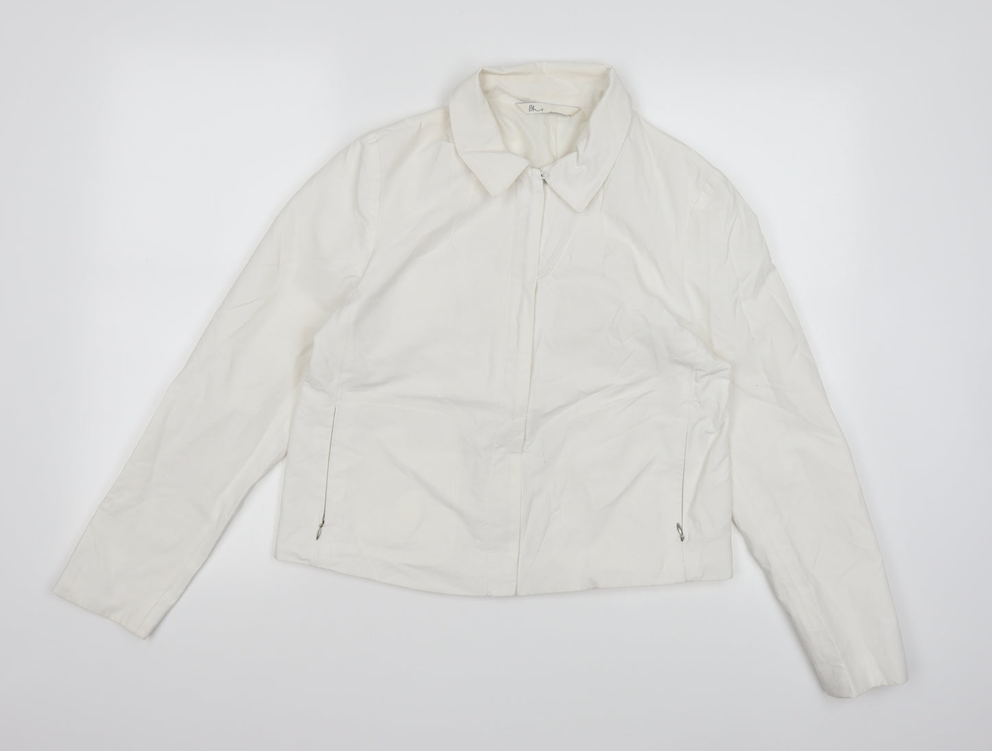 BHS Womens White   Overcoat Coat Size 12
