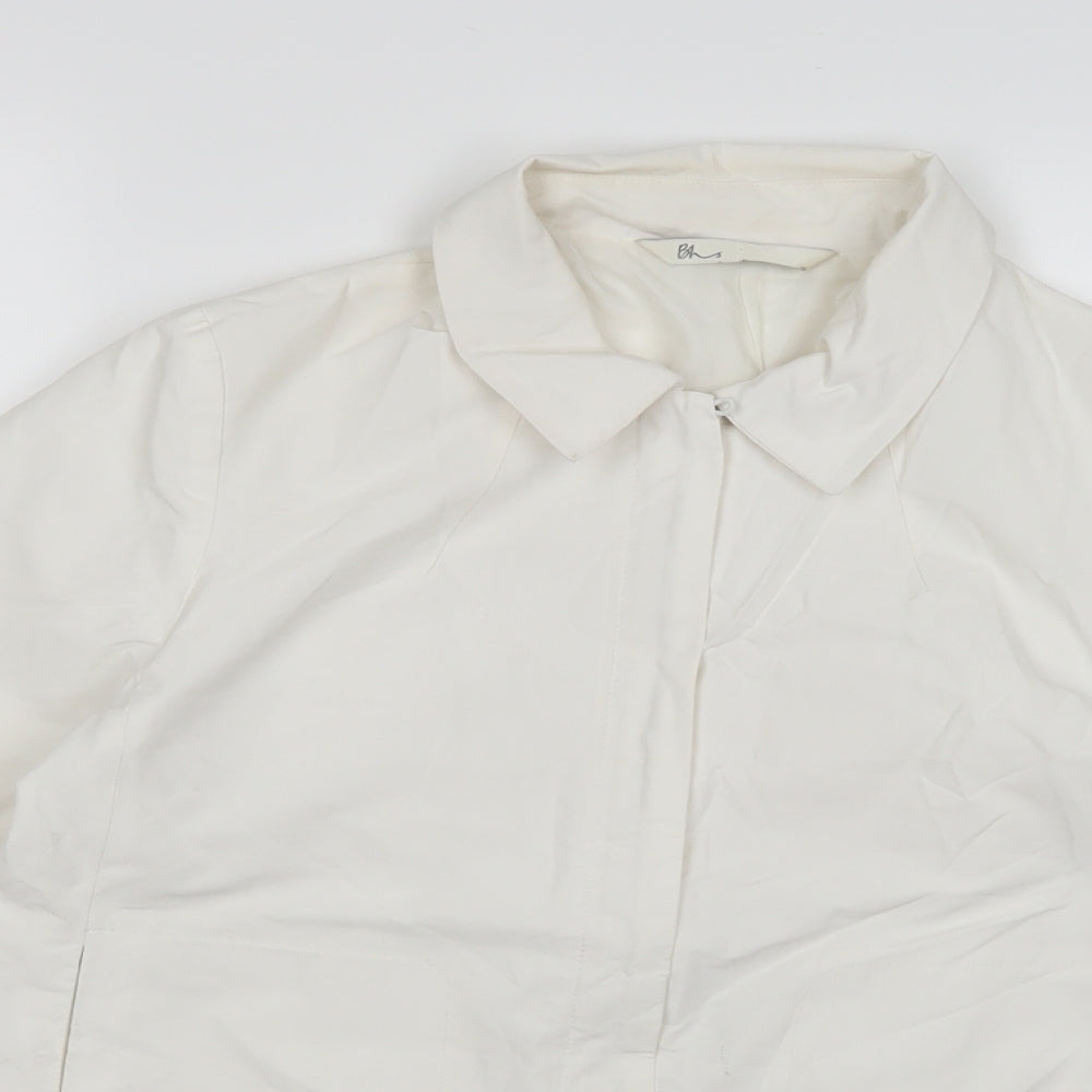 BHS Womens White   Overcoat Coat Size 12