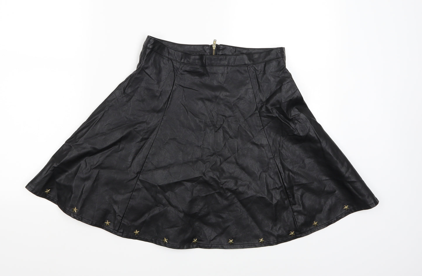 Ad Lib Womens Black   A-Line Skirt Size 10