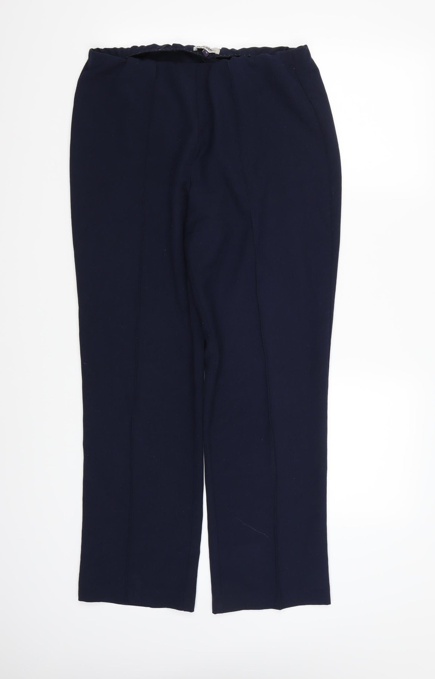 Arista Womens Blue  Rayon Trousers  Size 12 L28 in