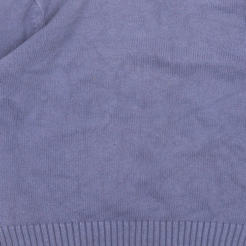 Marks and Spencer Womens Purple  Knit Pullover Jumper Size 14