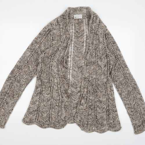 BHS Womens Brown  Knit Cardigan Jumper Size M