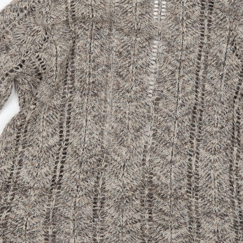 BHS Womens Brown  Knit Cardigan Jumper Size M