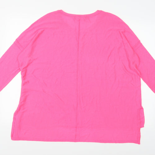 H&M Womens Pink  Knit Pullover Jumper Size M