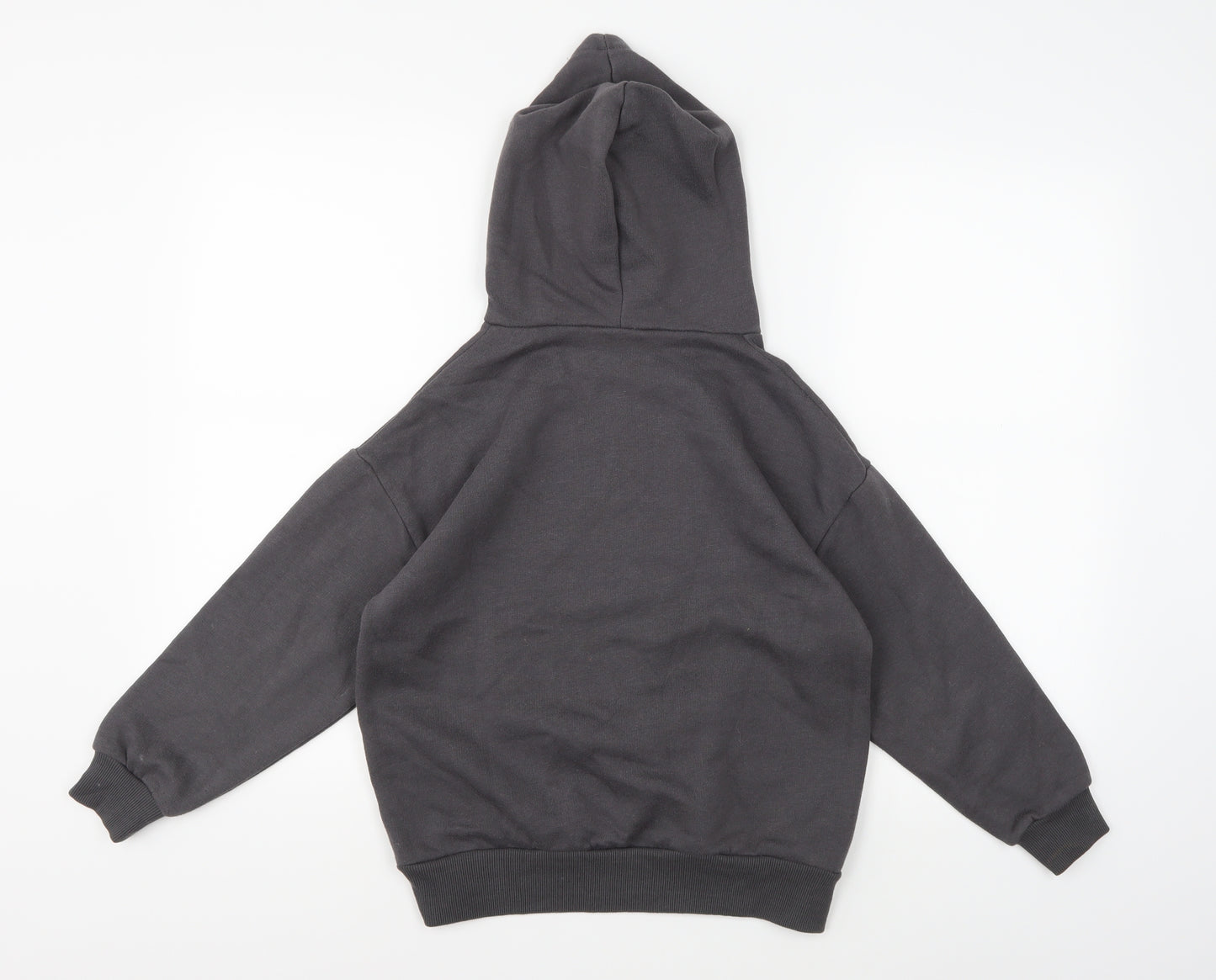 ZARA Boys Boys Grey  Jersey Pullover Hoodie Size 9 Years