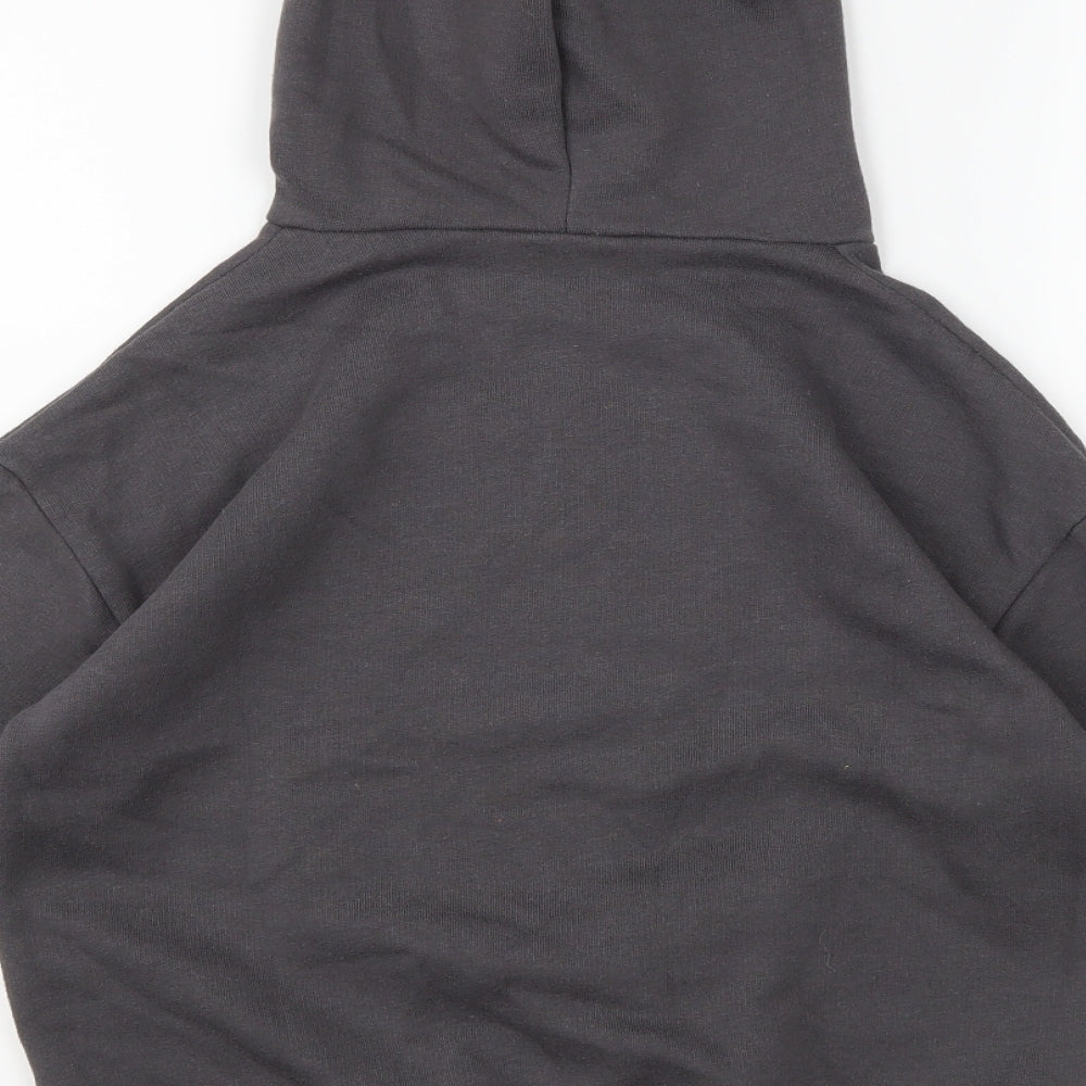 ZARA Boys Boys Grey  Jersey Pullover Hoodie Size 9 Years