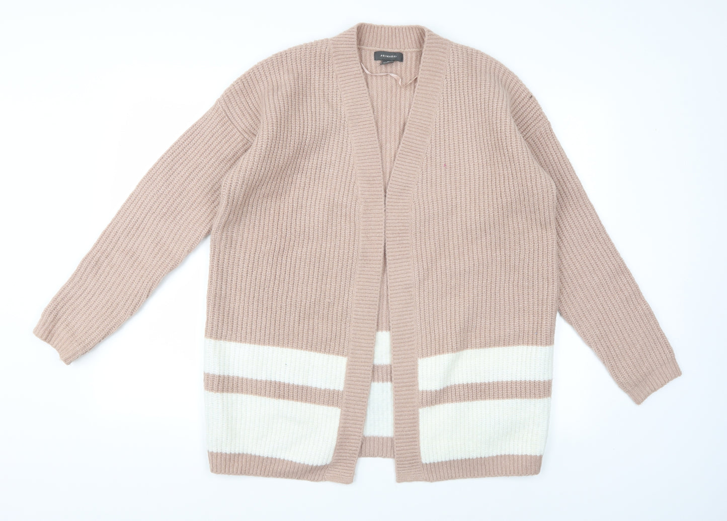 Primark Womens Pink  Knit Cardigan Jumper Size 10