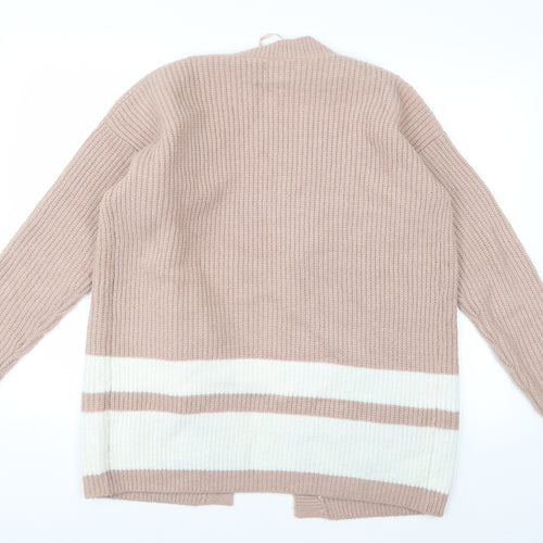 Primark Womens Pink  Knit Cardigan Jumper Size 10