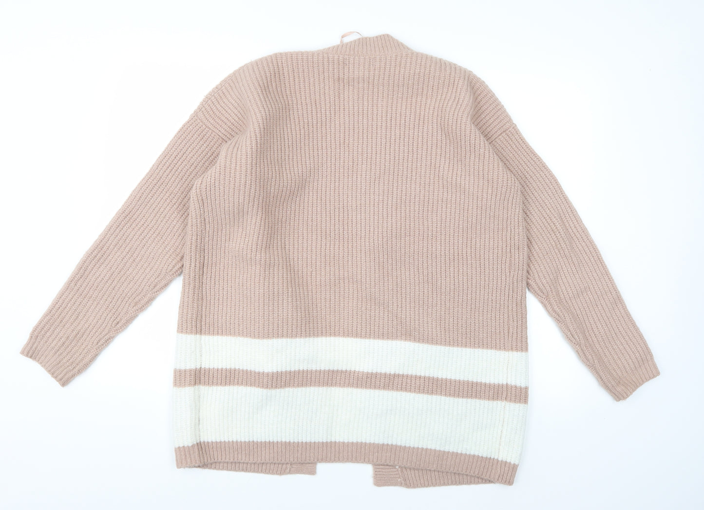 Primark Womens Pink  Knit Cardigan Jumper Size 10